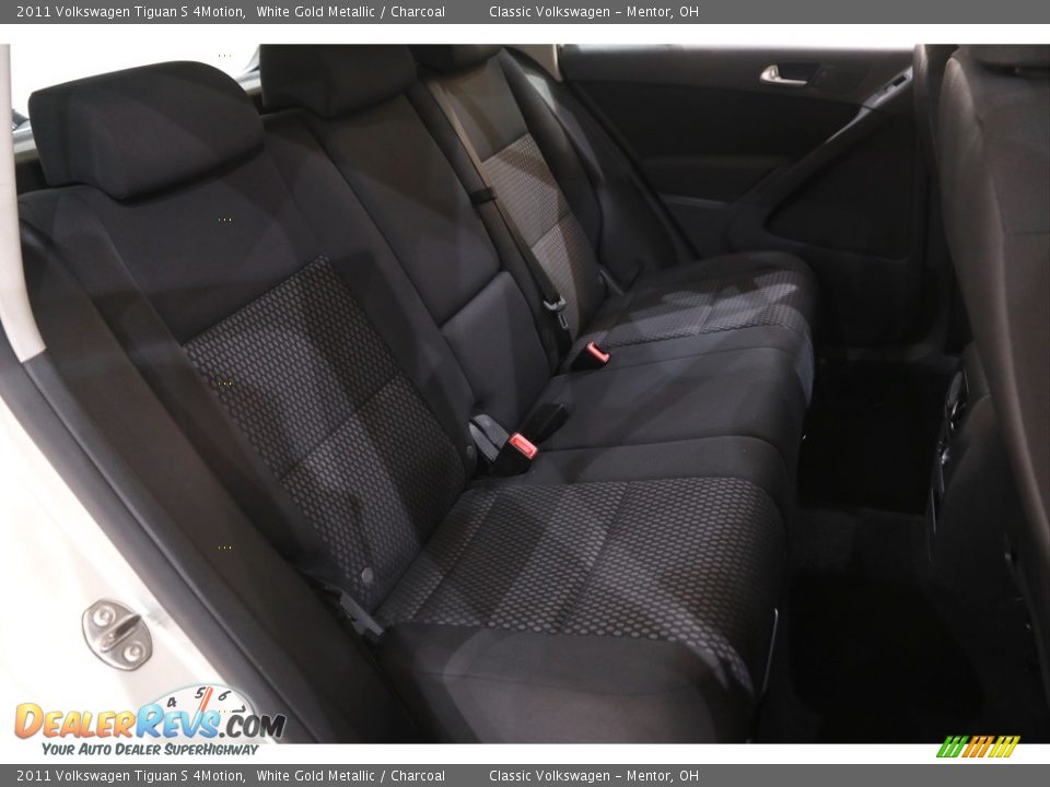 2011 Volkswagen Tiguan S 4Motion White Gold Metallic / Charcoal Photo #13