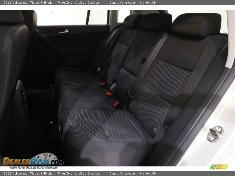 2011 Volkswagen Tiguan S 4Motion White Gold Metallic / Charcoal Photo #14
