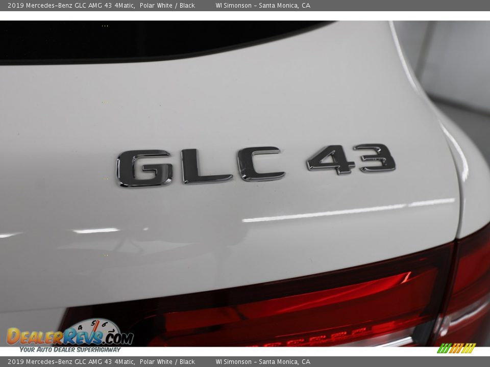 2019 Mercedes-Benz GLC AMG 43 4Matic Polar White / Black Photo #10