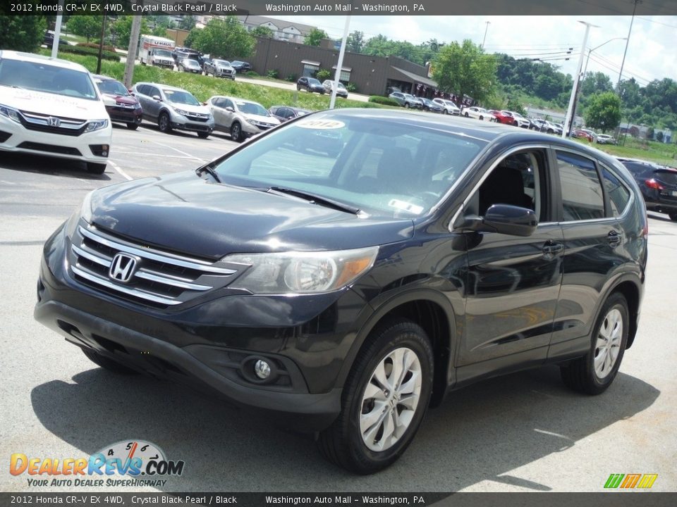 2012 Honda CR-V EX 4WD Crystal Black Pearl / Black Photo #6