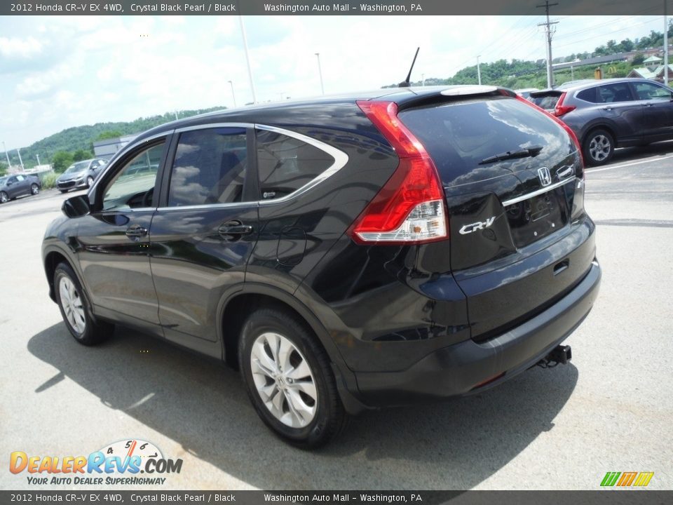 2012 Honda CR-V EX 4WD Crystal Black Pearl / Black Photo #8