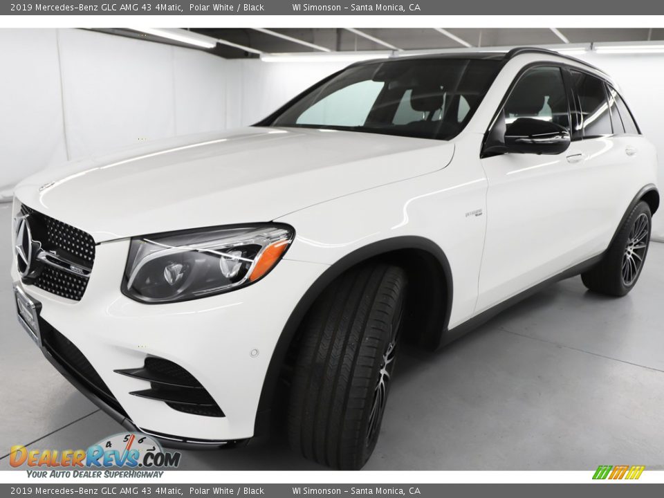 2019 Mercedes-Benz GLC AMG 43 4Matic Polar White / Black Photo #14