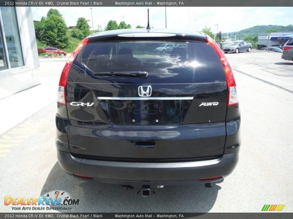 2012 Honda CR-V EX 4WD Crystal Black Pearl / Black Photo #9