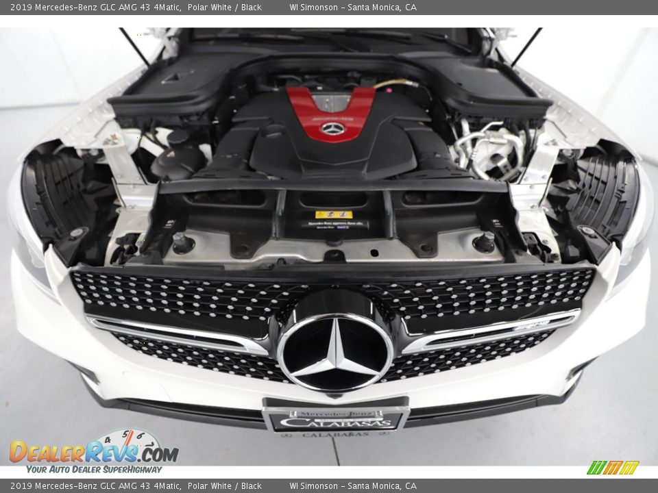 2019 Mercedes-Benz GLC AMG 43 4Matic Polar White / Black Photo #17