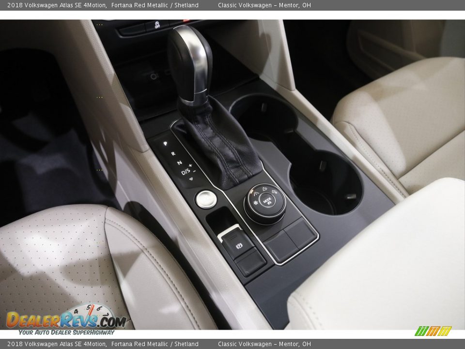 2018 Volkswagen Atlas SE 4Motion Fortana Red Metallic / Shetland Photo #13