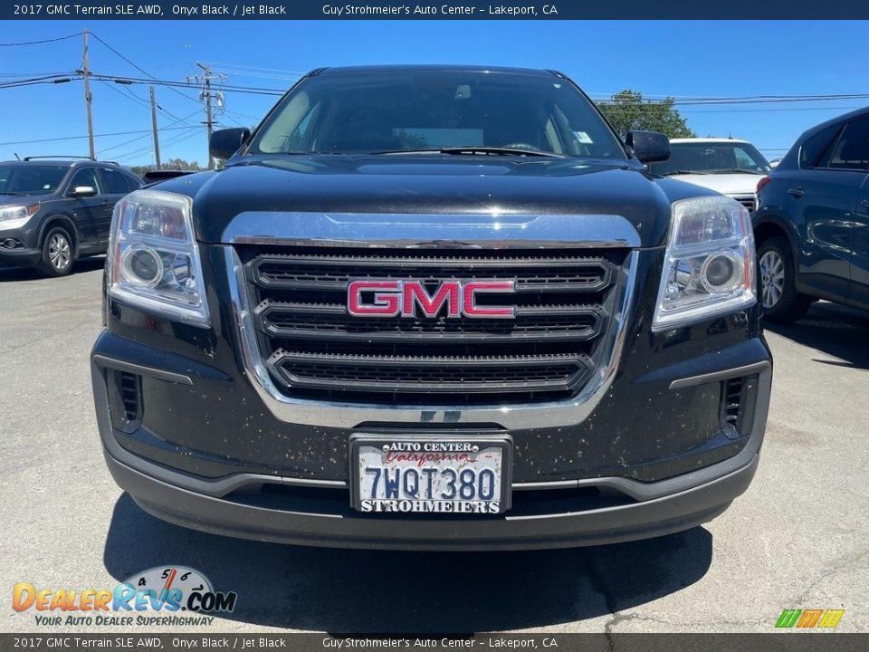 2017 GMC Terrain SLE AWD Onyx Black / Jet Black Photo #2