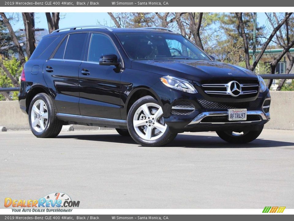 2019 Mercedes-Benz GLE 400 4Matic Black / Black Photo #2