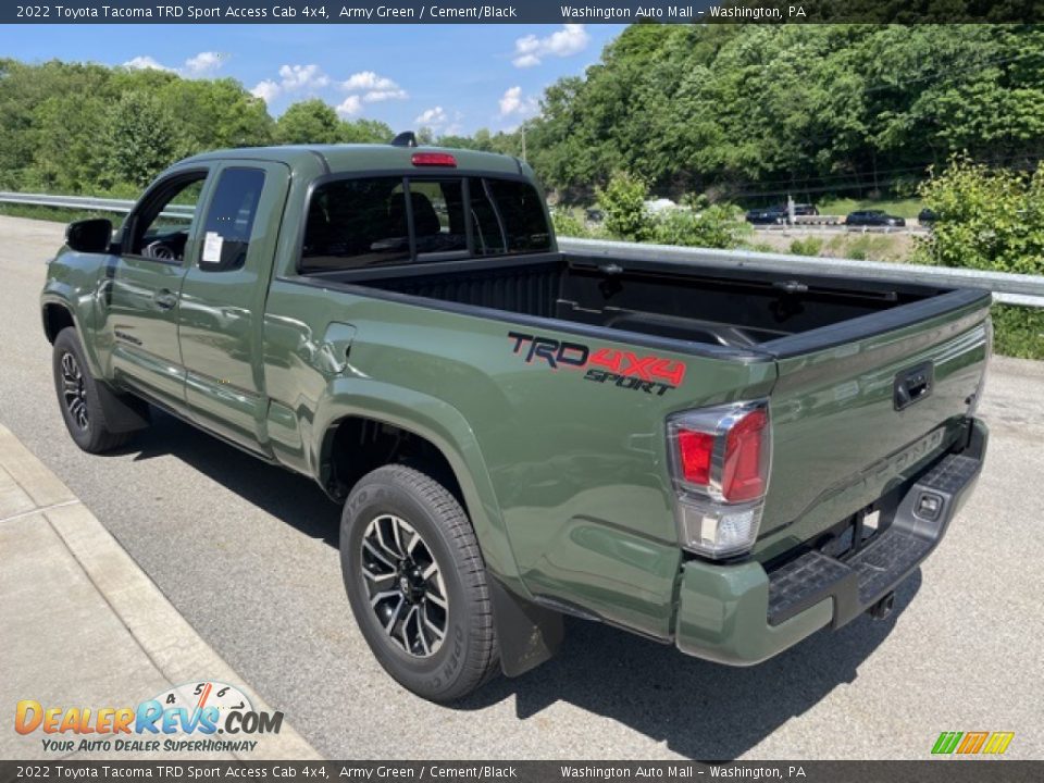 Army Green 2022 Toyota Tacoma TRD Sport Access Cab 4x4 Photo #2