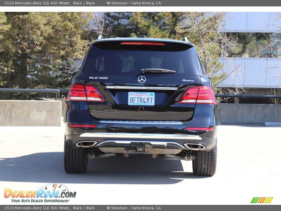 2019 Mercedes-Benz GLE 400 4Matic Black / Black Photo #6