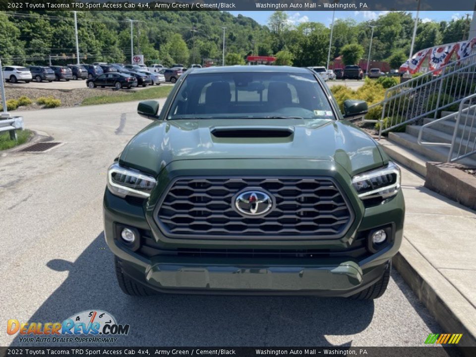 2022 Toyota Tacoma TRD Sport Access Cab 4x4 Army Green / Cement/Black Photo #6