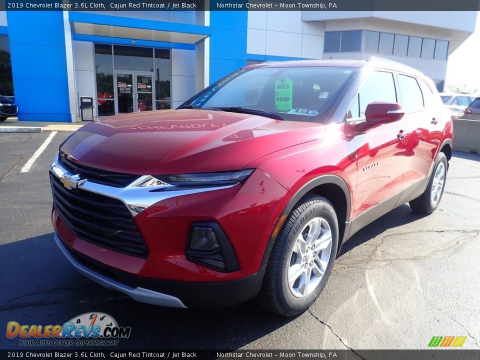 2019 Chevrolet Blazer 3.6L Cloth Cajun Red Tintcoat / Jet Black Photo #2