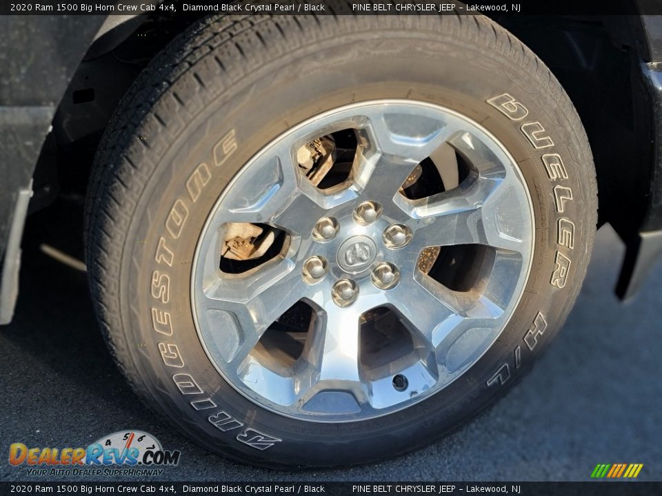 2020 Ram 1500 Big Horn Crew Cab 4x4 Diamond Black Crystal Pearl / Black Photo #4