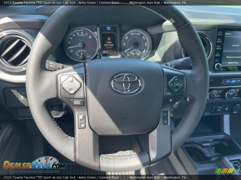 2022 Toyota Tacoma TRD Sport Access Cab 4x4 Steering Wheel Photo #11