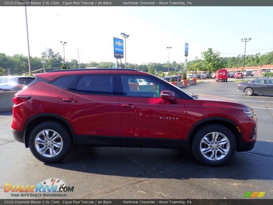 2019 Chevrolet Blazer 3.6L Cloth Cajun Red Tintcoat / Jet Black Photo #10