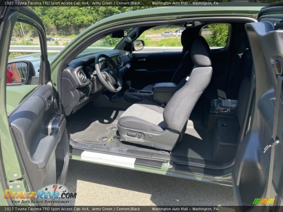 Cement/Black Interior - 2022 Toyota Tacoma TRD Sport Access Cab 4x4 Photo #21