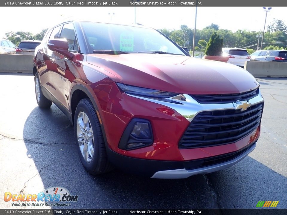 2019 Chevrolet Blazer 3.6L Cloth Cajun Red Tintcoat / Jet Black Photo #12