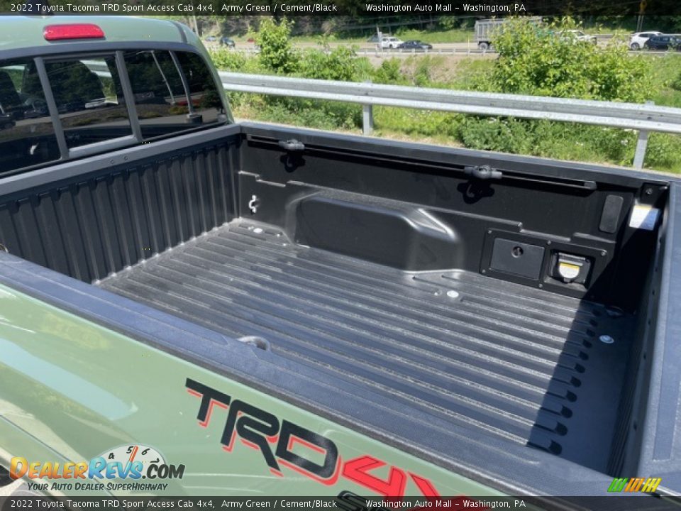 2022 Toyota Tacoma TRD Sport Access Cab 4x4 Army Green / Cement/Black Photo #22