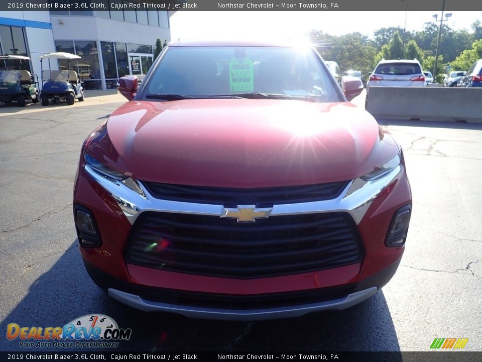 2019 Chevrolet Blazer 3.6L Cloth Cajun Red Tintcoat / Jet Black Photo #13