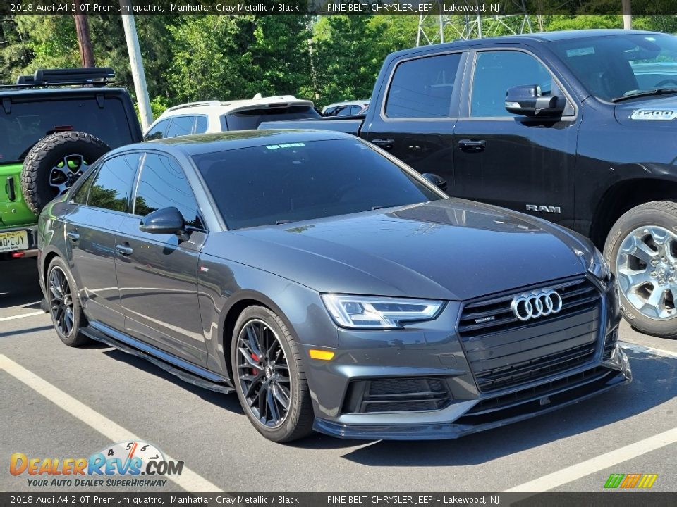 2018 Audi A4 2.0T Premium quattro Manhattan Gray Metallic / Black Photo #5