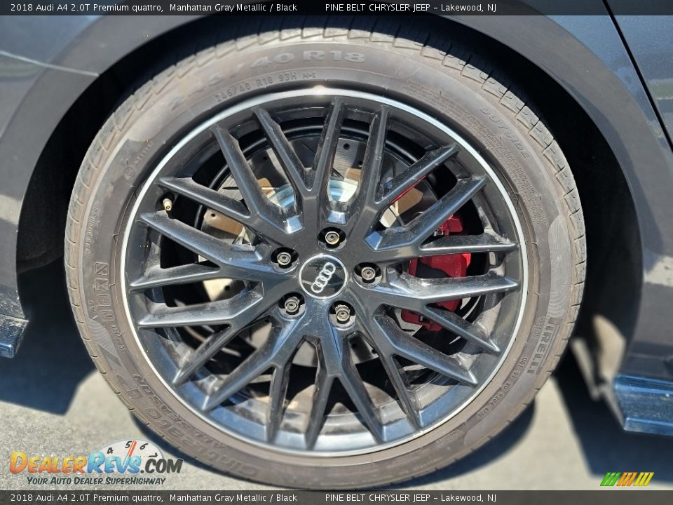 2018 Audi A4 2.0T Premium quattro Manhattan Gray Metallic / Black Photo #6