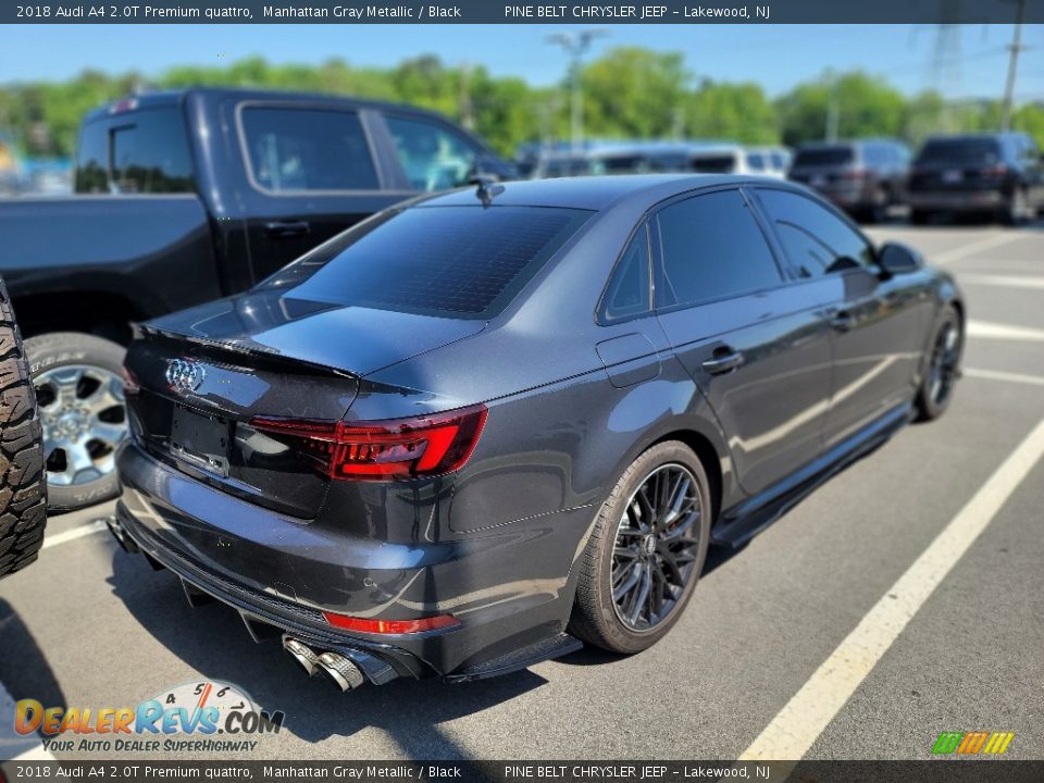 2018 Audi A4 2.0T Premium quattro Manhattan Gray Metallic / Black Photo #7