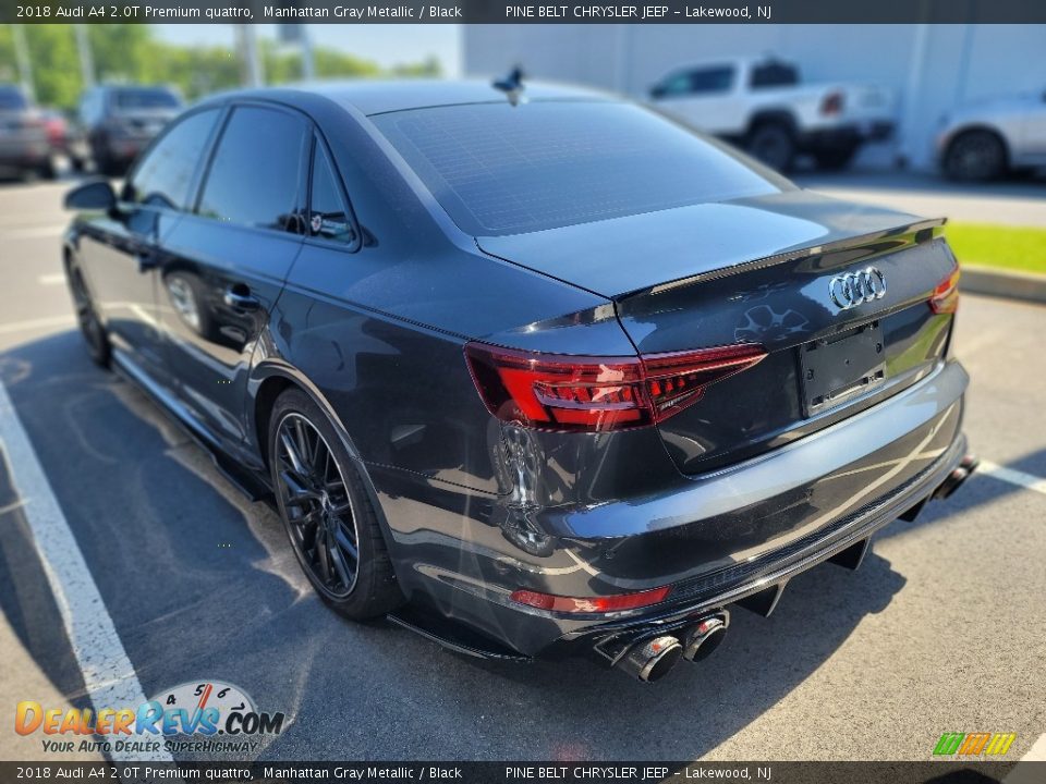 2018 Audi A4 2.0T Premium quattro Manhattan Gray Metallic / Black Photo #9