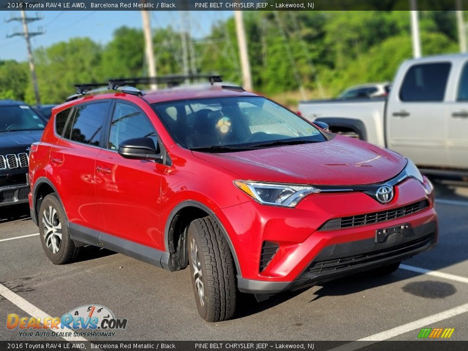 2016 Toyota RAV4 LE AWD Barcelona Red Metallic / Black Photo #3