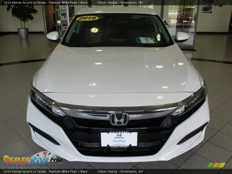 2019 Honda Accord LX Sedan Platinum White Pearl / Black Photo #2