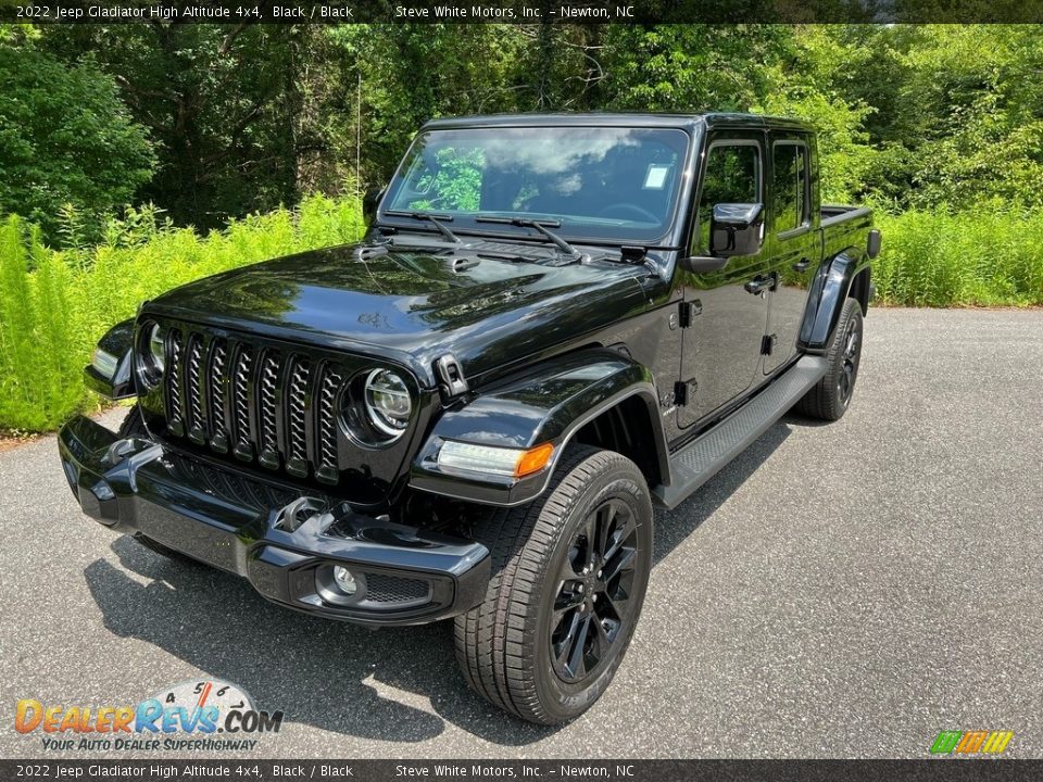 2022 Jeep Gladiator High Altitude 4x4 Black / Black Photo #2