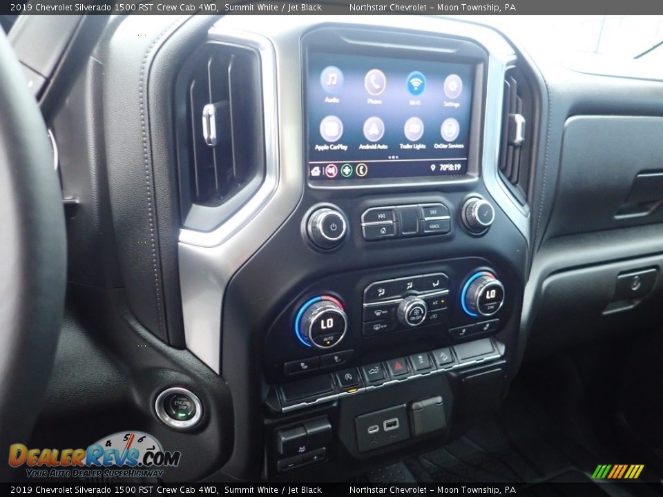 2019 Chevrolet Silverado 1500 RST Crew Cab 4WD Summit White / Jet Black Photo #27
