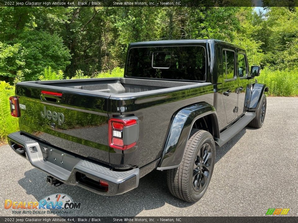 2022 Jeep Gladiator High Altitude 4x4 Black / Black Photo #6