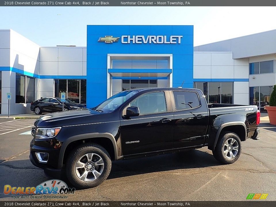 2018 Chevrolet Colorado Z71 Crew Cab 4x4 Black / Jet Black Photo #1