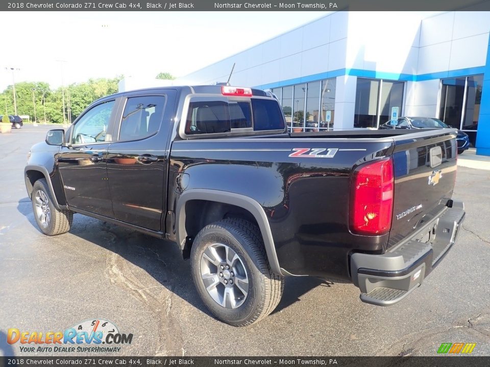 2018 Chevrolet Colorado Z71 Crew Cab 4x4 Black / Jet Black Photo #4