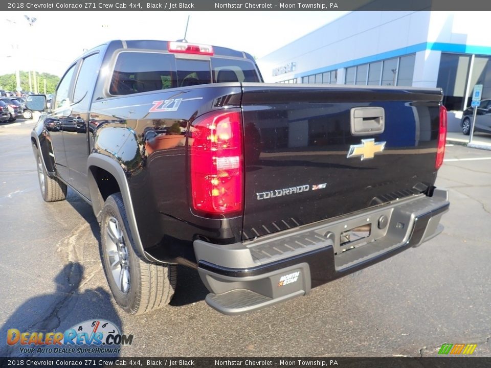 2018 Chevrolet Colorado Z71 Crew Cab 4x4 Black / Jet Black Photo #5