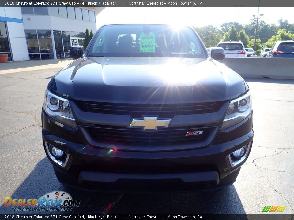 2018 Chevrolet Colorado Z71 Crew Cab 4x4 Black / Jet Black Photo #12