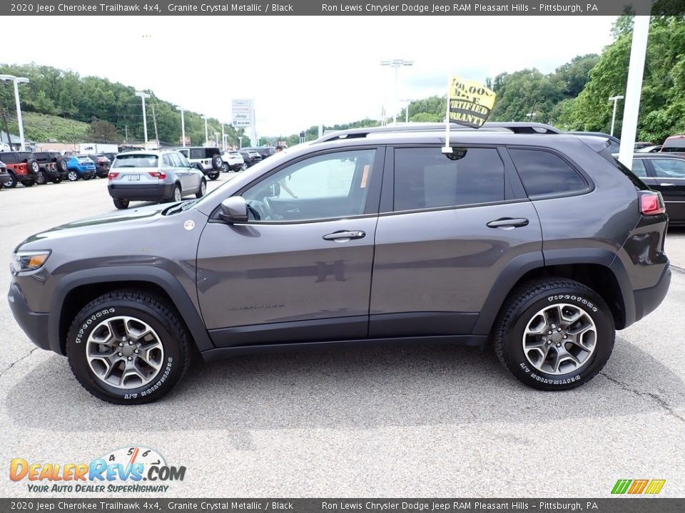 2020 Jeep Cherokee Trailhawk 4x4 Granite Crystal Metallic / Black Photo #2