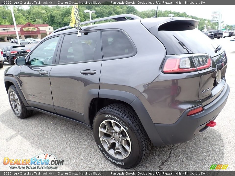 2020 Jeep Cherokee Trailhawk 4x4 Granite Crystal Metallic / Black Photo #3