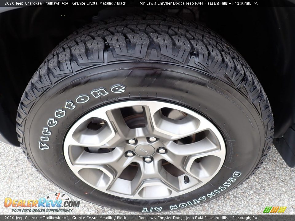 2020 Jeep Cherokee Trailhawk 4x4 Granite Crystal Metallic / Black Photo #10