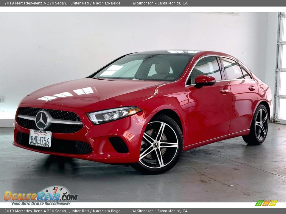 2019 Mercedes-Benz A 220 Sedan Jupiter Red / Macchiato Beige Photo #12