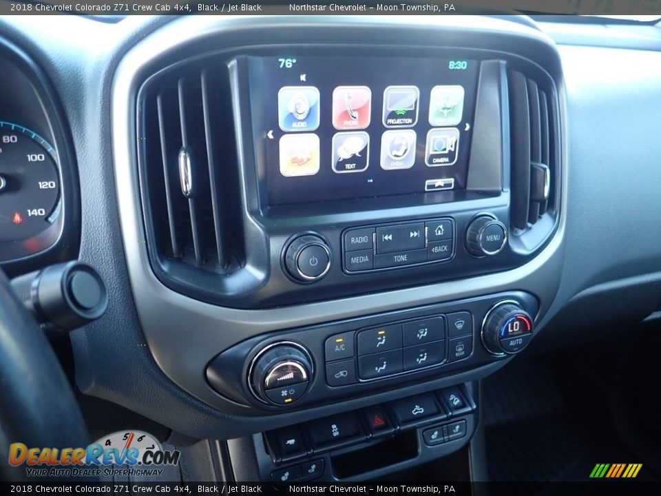 2018 Chevrolet Colorado Z71 Crew Cab 4x4 Black / Jet Black Photo #27