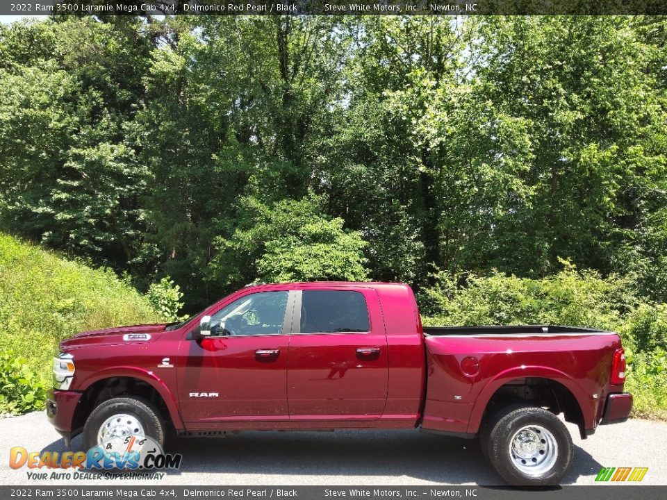 Delmonico Red Pearl 2022 Ram 3500 Laramie Mega Cab 4x4 Photo #1