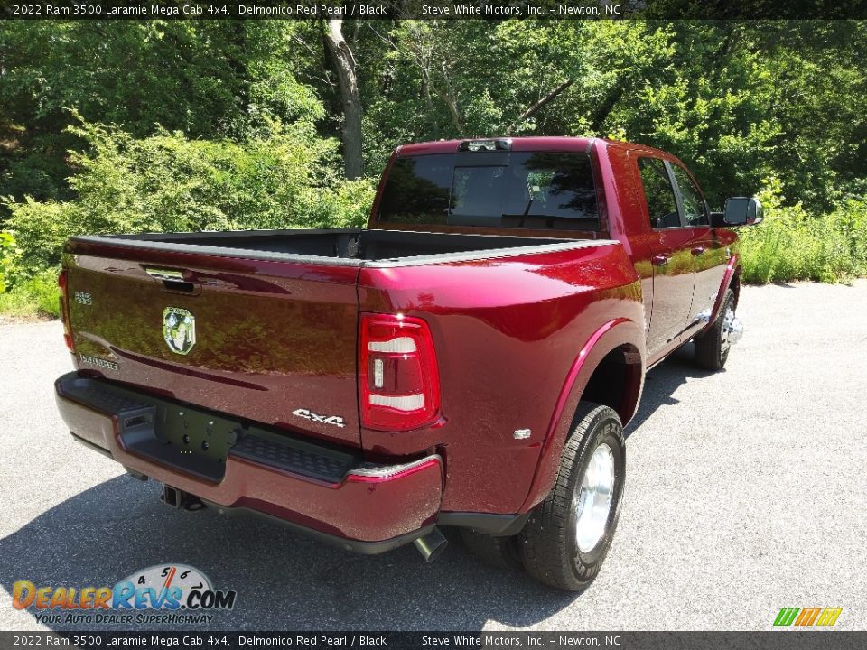 2022 Ram 3500 Laramie Mega Cab 4x4 Delmonico Red Pearl / Black Photo #6