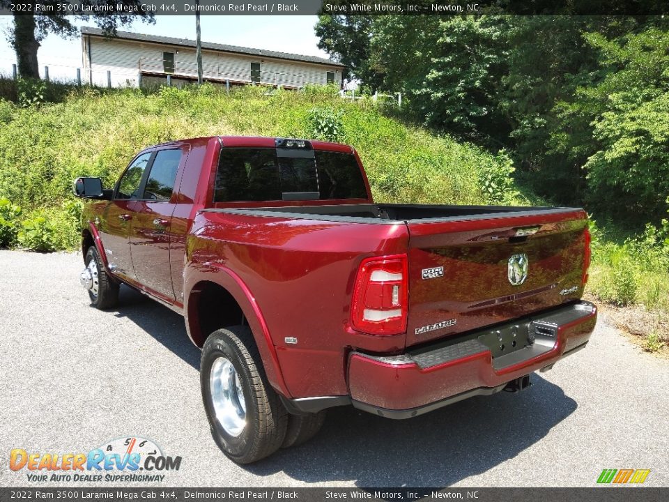 2022 Ram 3500 Laramie Mega Cab 4x4 Delmonico Red Pearl / Black Photo #9