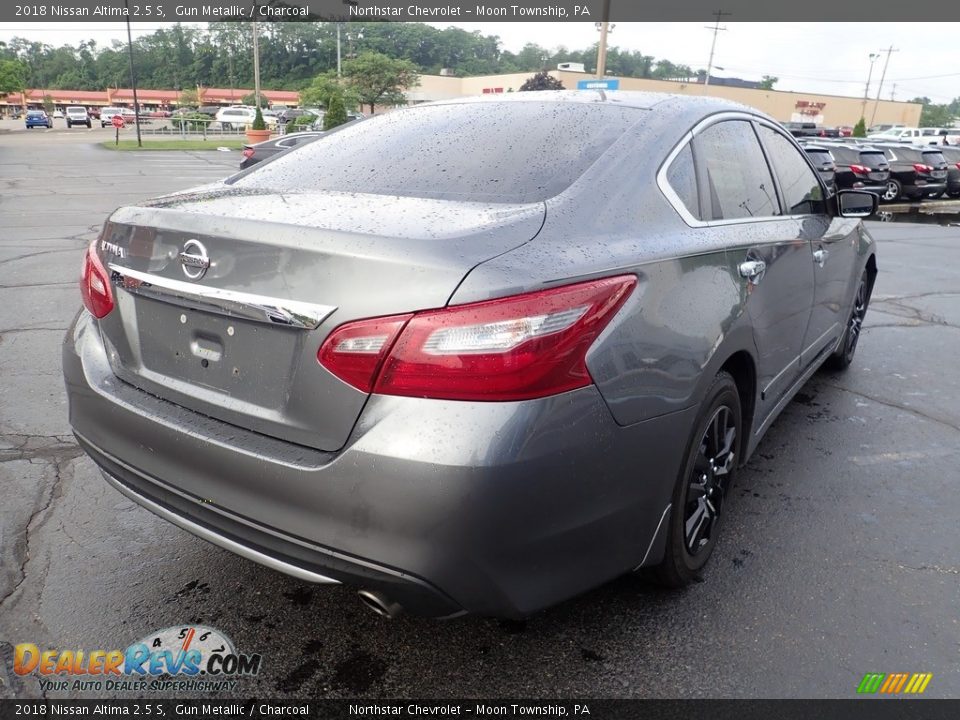 2018 Nissan Altima 2.5 S Gun Metallic / Charcoal Photo #8