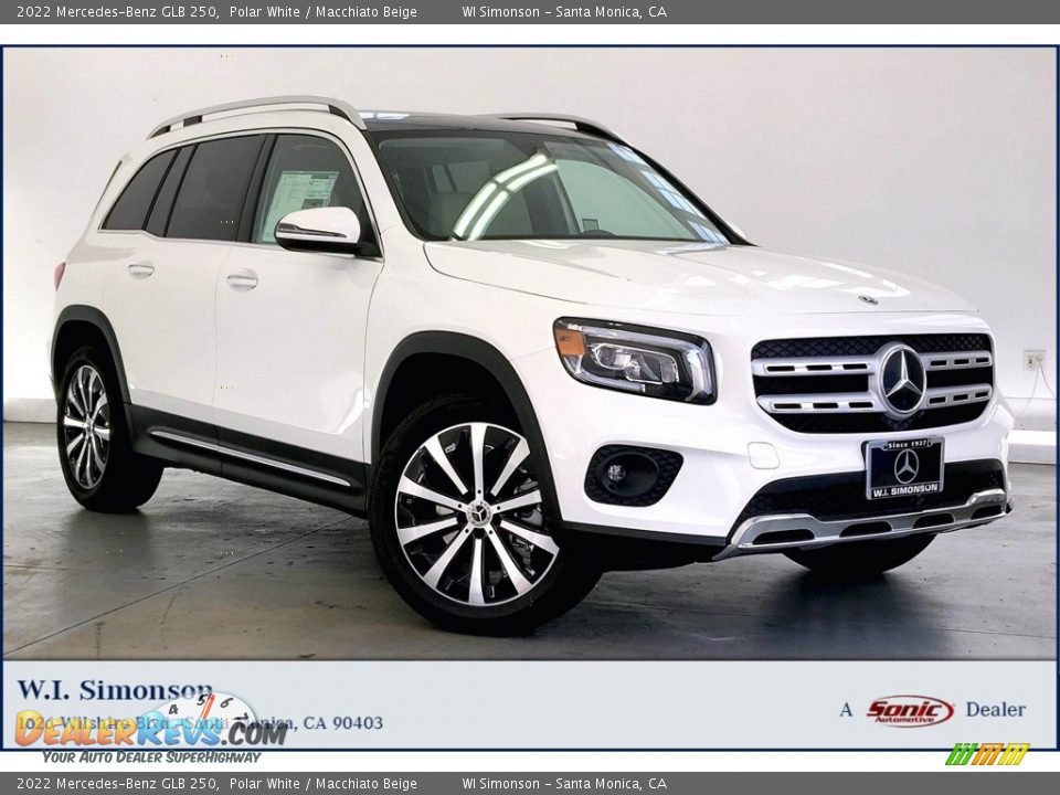 2022 Mercedes-Benz GLB 250 Polar White / Macchiato Beige Photo #1