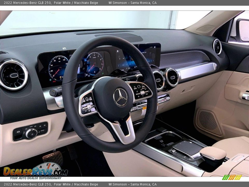 2022 Mercedes-Benz GLB 250 Polar White / Macchiato Beige Photo #4