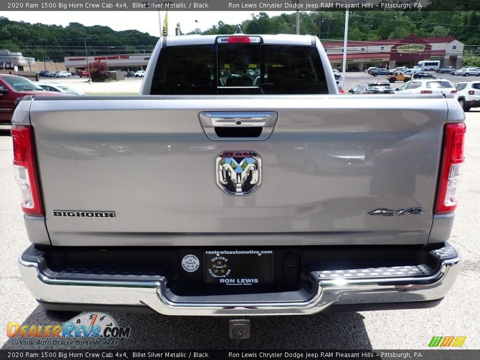 2020 Ram 1500 Big Horn Crew Cab 4x4 Billet Silver Metallic / Black Photo #4
