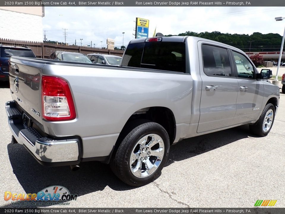 2020 Ram 1500 Big Horn Crew Cab 4x4 Billet Silver Metallic / Black Photo #5