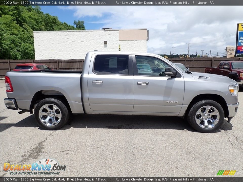2020 Ram 1500 Big Horn Crew Cab 4x4 Billet Silver Metallic / Black Photo #6