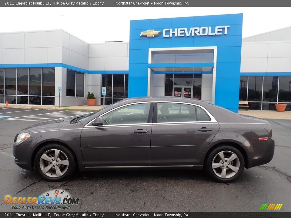 2011 Chevrolet Malibu LT Taupe Gray Metallic / Ebony Photo #3